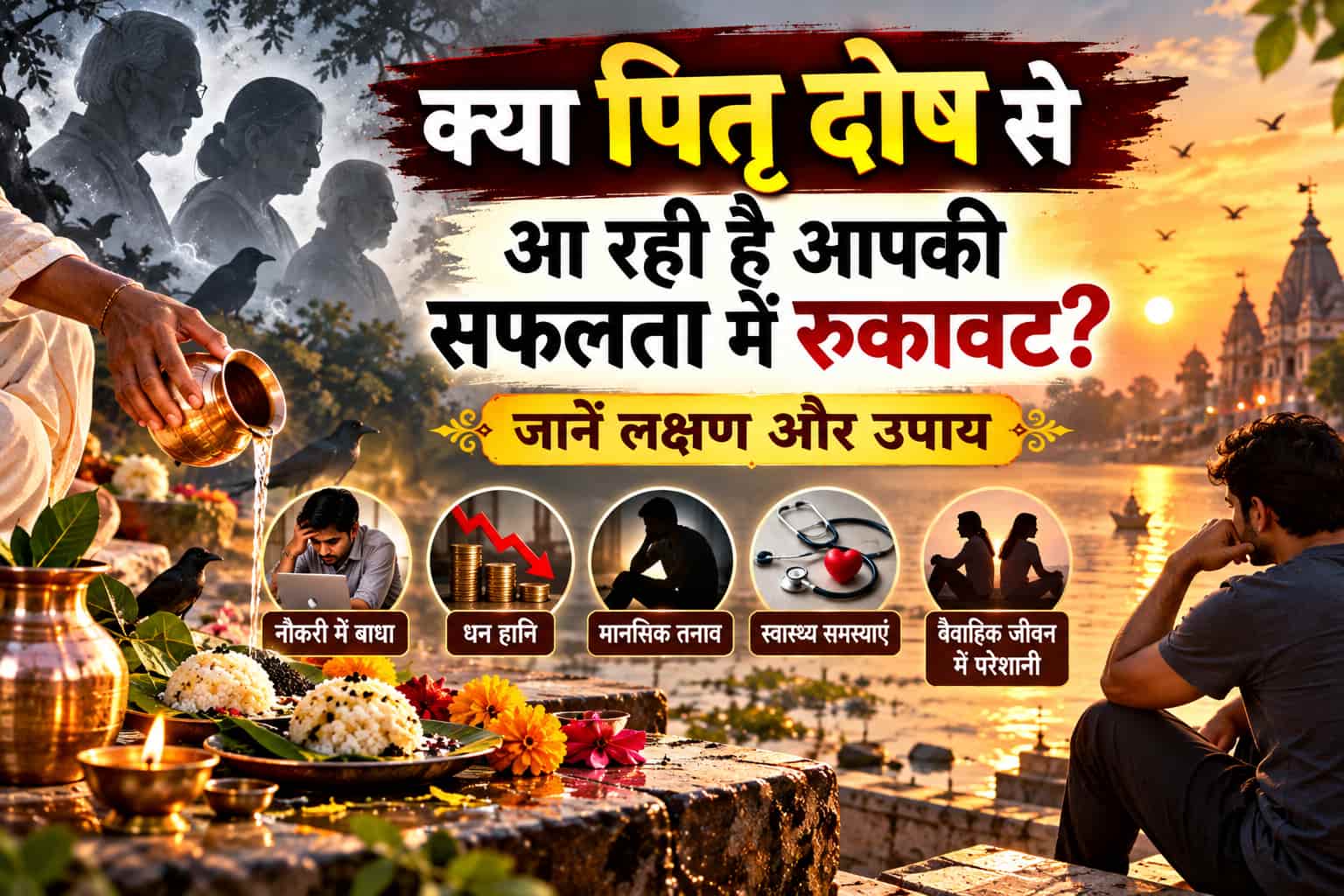 क्या पितृ दोष से आ रही है आपकी सफलता में रुकावट? जानें लक्षण और उपाय